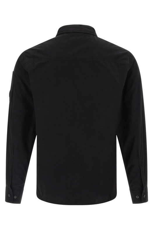 Zip overshirt Black