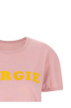 Arc print T-shirt Pink