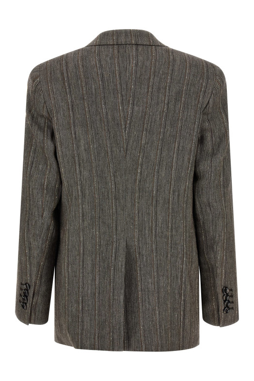 'Bertha' blazer Brown