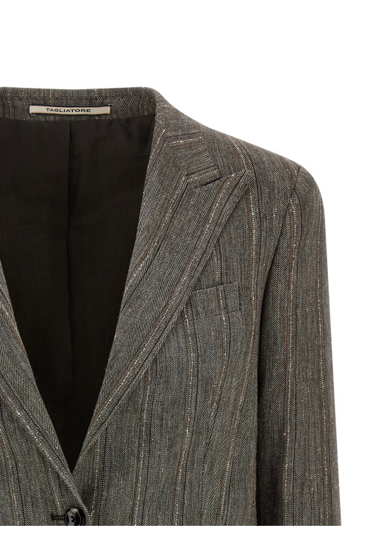 'Bertha' blazer Brown