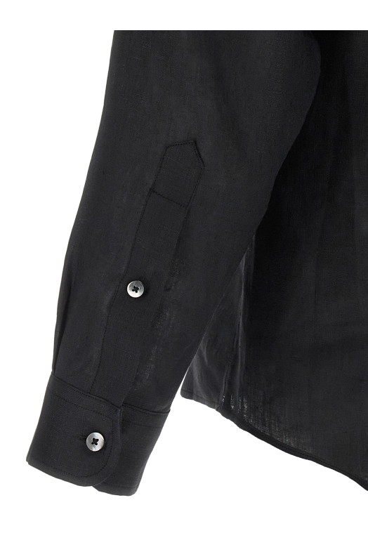 Linen shirt Black