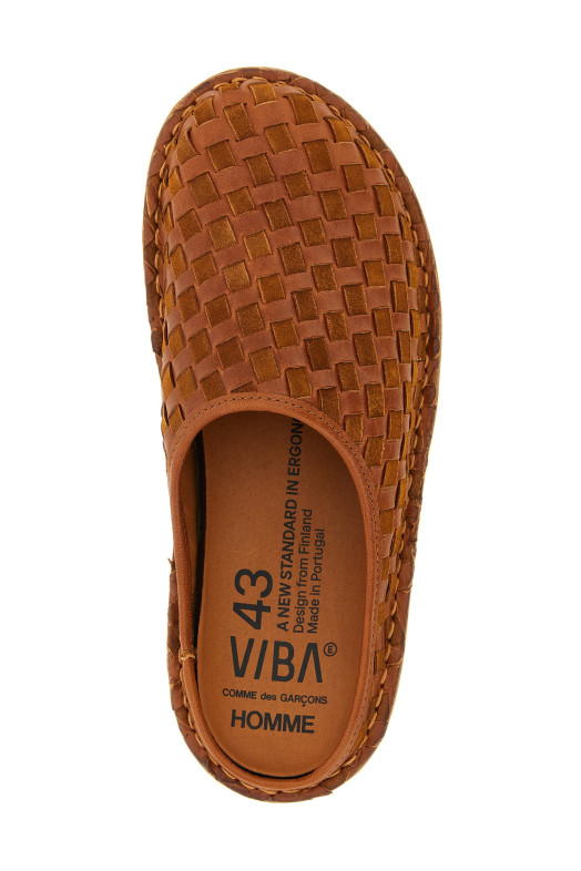 Sabots 'Roma' Comme des Garçons Homme x VIBAe Brown