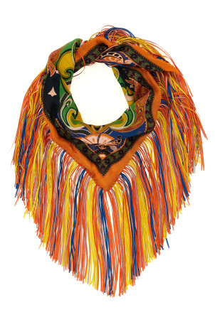 Fringed scarf Multicolor