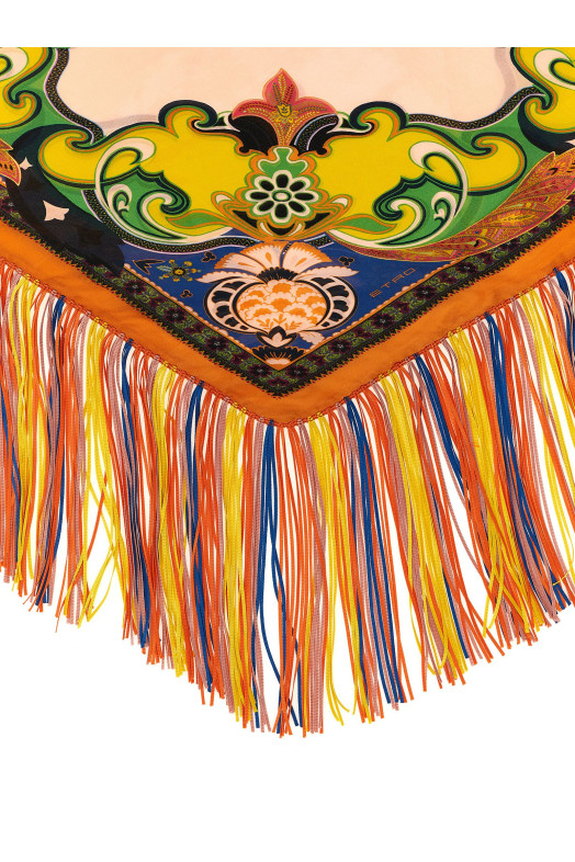 Fringed scarf Multicolor