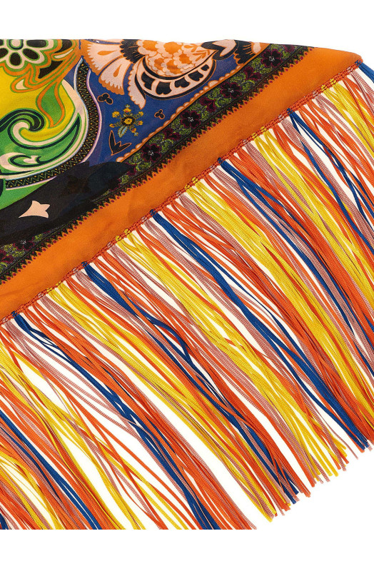 Fringed scarf Multicolor