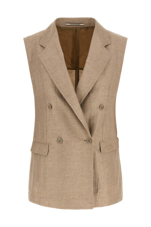 'Bernice' vest Beige