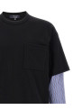 Shirt insert t-shirt Black