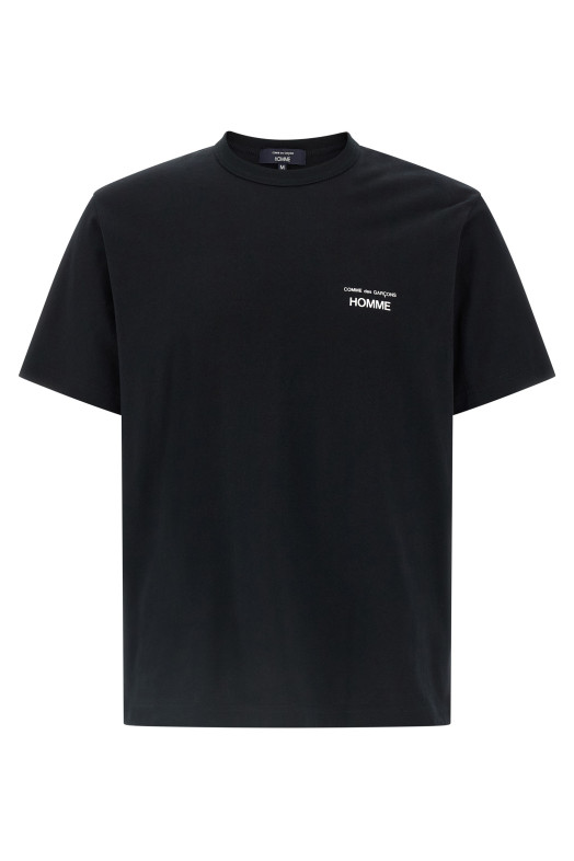 Logo print T-shirt Black