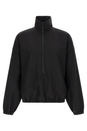 Half-zip sweatshirt Black