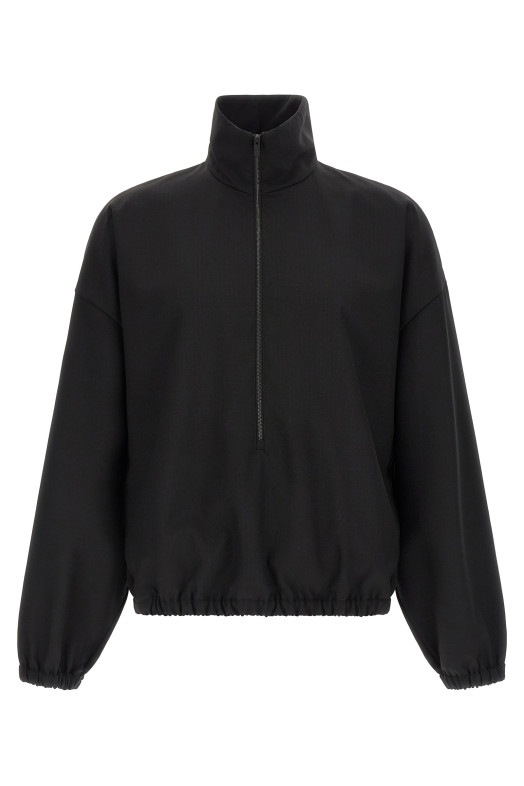 Half-zip sweatshirt Black