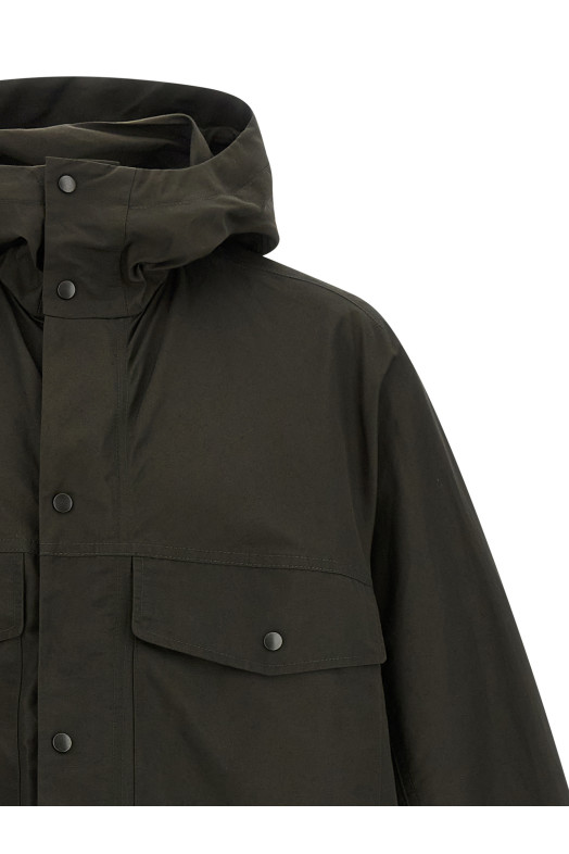 'Utility Raincoat' trench coat Brown