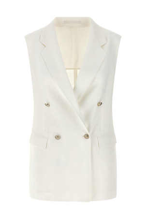 'Bernice' vest White