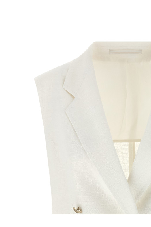 'Bernice' vest White