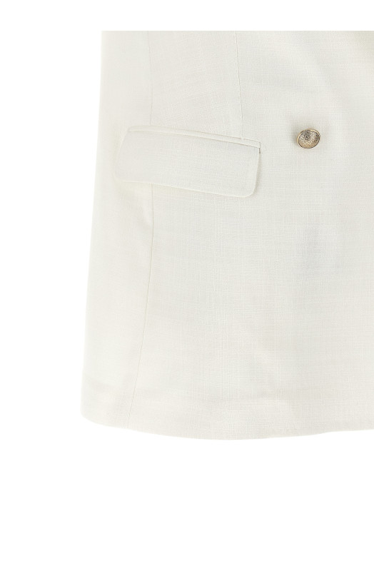 'Bernice' vest White