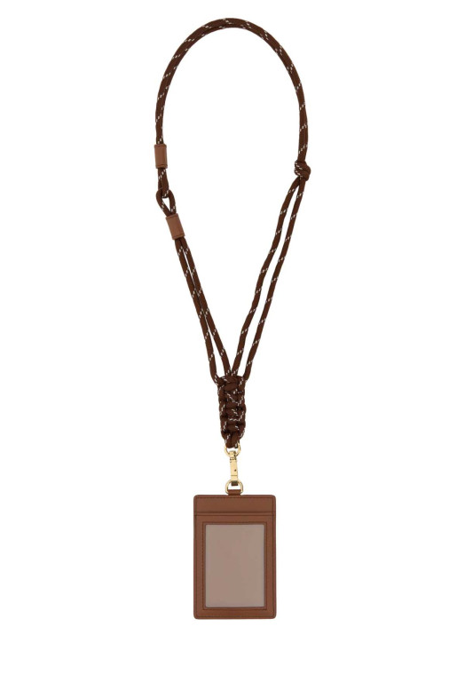 Brown leather card holder MIU MIU (5MC016ACRT)