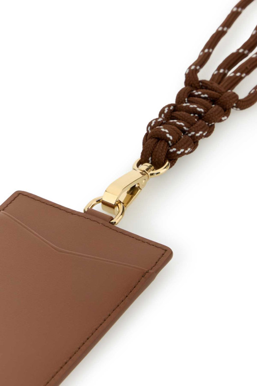 Brown leather card holder MIU MIU (5MC016ACRT)