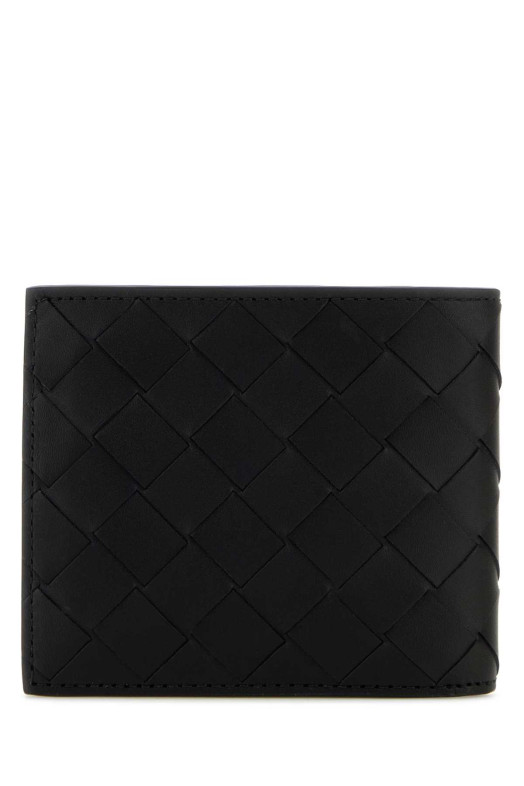Black leather Intrecciato wallet BOTTEGA VENETA (749412VCPQ4)