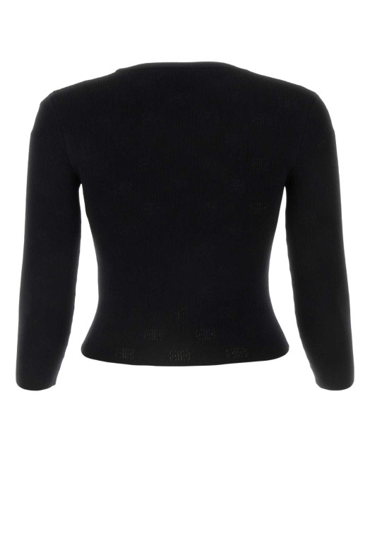 Black wool blend sweater Black BALENCIAGA (793613T5215)