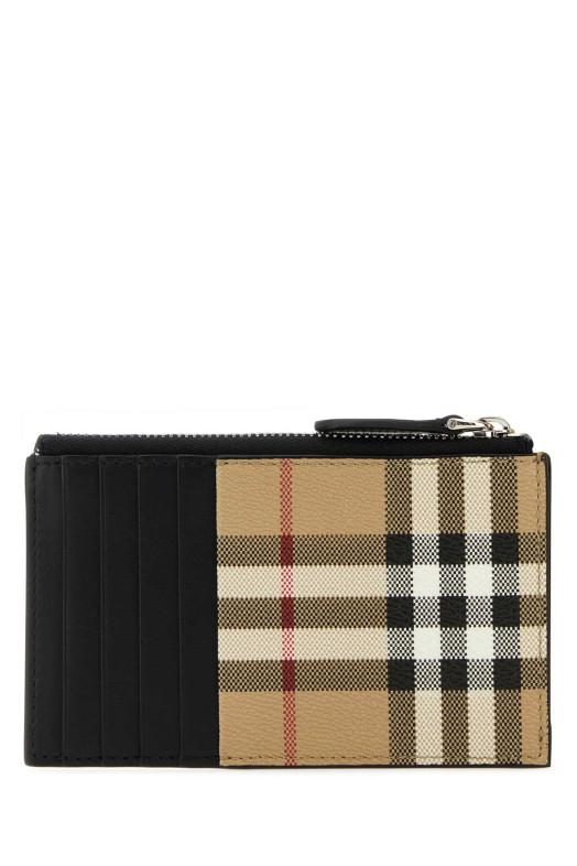 Printed canvas wallet Multicolor BURBERRY (8069825)