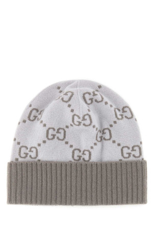 Embroidered cashmere beanie hat GUCCI (8113923GAC0)