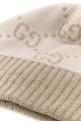 Embroidered cashmere beanie hat GUCCI (8113923GAC0)
