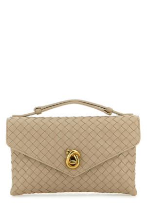 Beige leather Knot Lock handbag BOTTEGA VENETA (817191V08Z0)