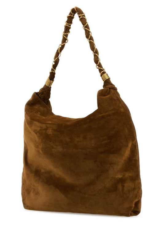 Caramel suede Amalia shopping bag SAINT LAURENT (8347501U80W)