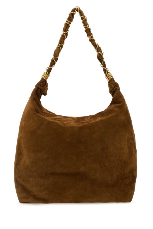 Caramel suede Amalia shopping bag SAINT LAURENT (8347501U80W)