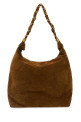 Caramel suede Amalia shopping bag SAINT LAURENT (8347501U80W)