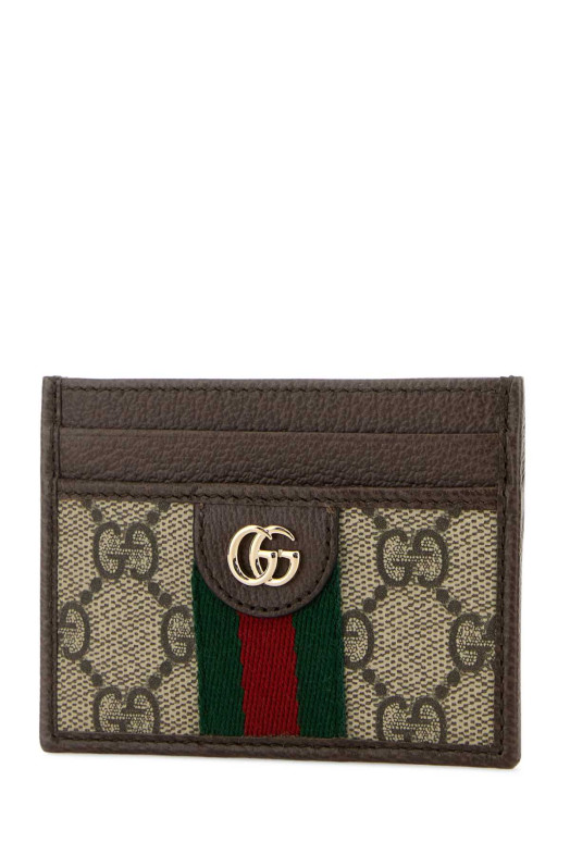 GG Supreme fabric Ophidia card holder GUCCI (838486FAE0L)