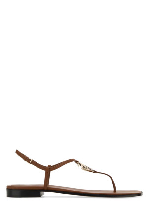 Caramel leather sandals GUCCI (853759A3N00)