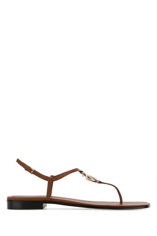 Caramel leather sandals GUCCI (853759A3N00)