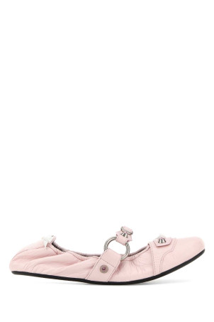 Pink leather City ballerinas BALENCIAGA (864665WZD41)