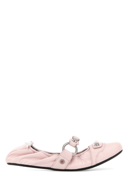 Pink leather City ballerinas BALENCIAGA (864665WZD41)