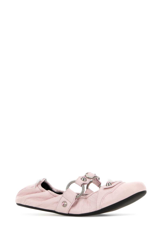Pink leather City ballerinas BALENCIAGA (864665WZD41)
