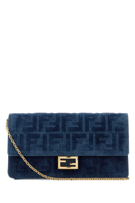 Blue velvet wallet FENDI (8M0498AW5H)