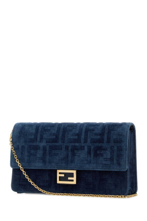 Blue velvet wallet FENDI (8M0498AW5H)