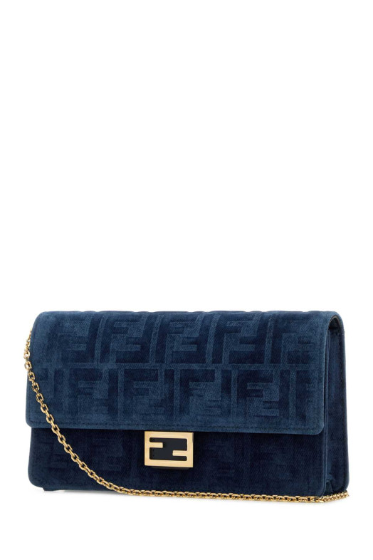 Blue velvet wallet FENDI (8M0498AW5H)