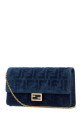 Blue velvet wallet FENDI (8M0498AW5H)