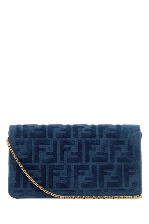 Blue velvet wallet FENDI (8M0498AW5H)