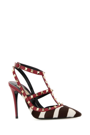 Printed calf hair Rockstud pumps VALENTINO GARAVANI (8W0S0393SWC)
