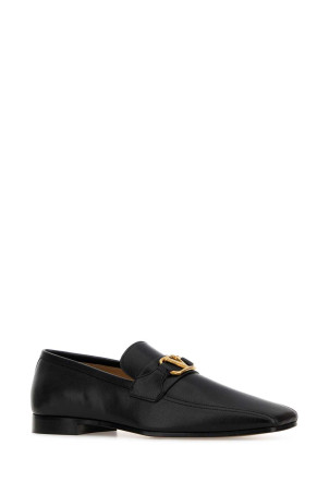 Black leather VLogo Signature loafers Black VALENTINO GARAVANI (8Y0S0N03ZWD)