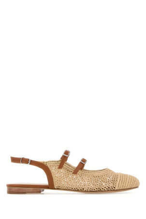 Raffia ballerinas Brown CAREL PARIS (BALMA)