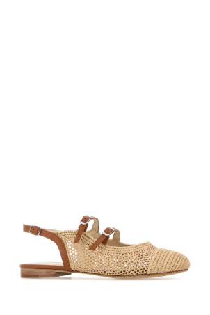 Raffia ballerinas Brown CAREL PARIS (BALMA)