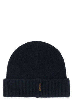 Navy blue cashmere beanie hat MOORER (BERETCWS)