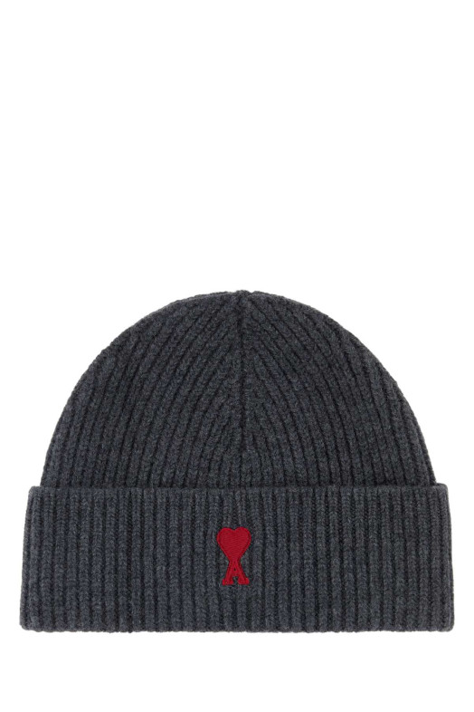 Graphite wool beanie hat AMI (BFUHA116018)