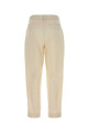 Ivory stretch cotton blend Daisy pant PT TORINO (CDVSDAZ00STDVD05)