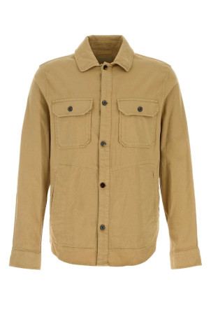 Beige stretch cotton shirt WOOLRICH (CFWOOS2036MRUT5288)