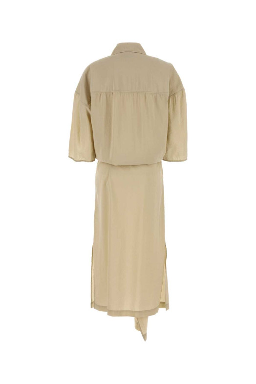 Sand silk blend shirt dress LEMAIRE (DR1162LF1308)
