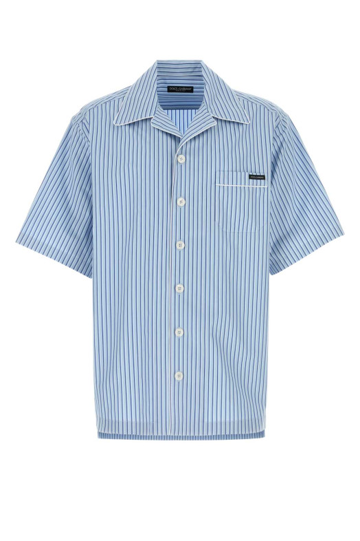 Embroidered poplin shirt DOLCE & GABBANA (G5OL6TFR513)